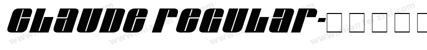 Claude Regular字体转换